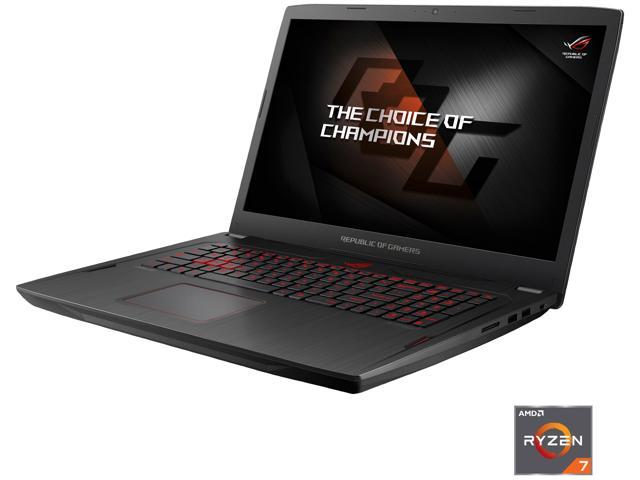 ASUS AMD Ryzen 7 1700 (3.0 GHz) 17.3 inch Gaming Laptop, AMD Radeon RX 580, 16GB Memory, 256GB SSD, 1TB HDD